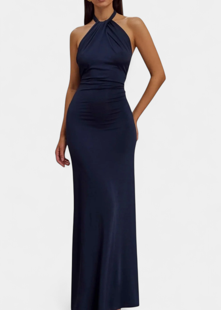 VERÓNICA | VESTIDO SEDUCTOR CON MOCHILA FRUNCIDA