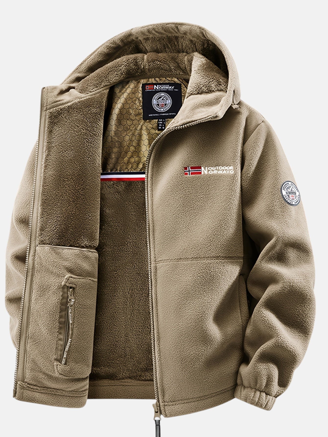 LUIS | CHAQUETA DE INVIERNO TÉRMICA DE FORRO POLAR