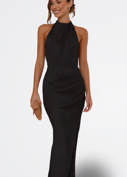 PAULA | VESTIDO MIDI PLISADO