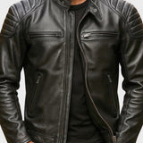 JAVIER | CHAQUETA DE CUERO IMPACT