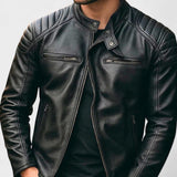 JAVIER | CHAQUETA DE CUERO IMPACT