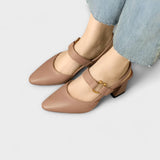 Andrea - Zapatos de tacón alto cómodos y elegantes