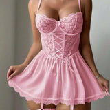 Laura - Camisón con encaje