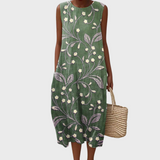 CHRISTINA | VESTIDO INFORMAL CON ESTAMPADO FLORAL