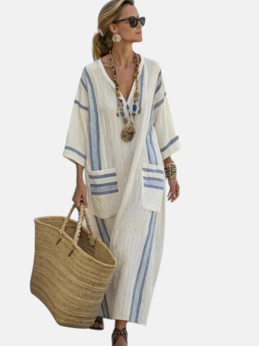 BEGOÑA | VESTIDO ANCHO ELEGANTE Y RELAJADO