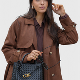 mercedes | Bolsillo Tejida Índigo