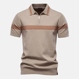 Nicolas | Polo de manga corta con cremallera