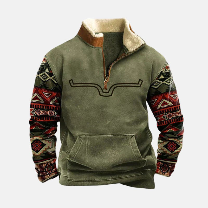 ÁLVARO | SUÉTER DE LANA CON CREMALLERA