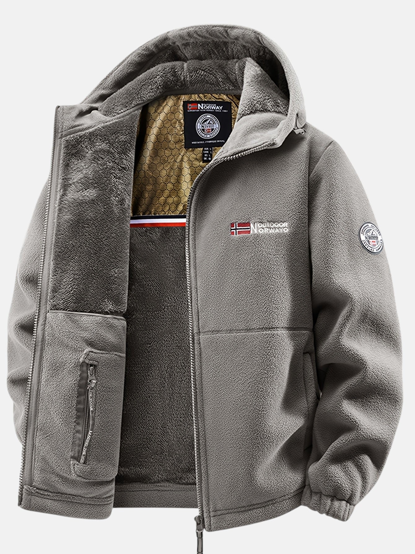 LUIS | CHAQUETA DE INVIERNO TÉRMICA DE FORRO POLAR