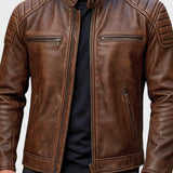 JAVIER | CHAQUETA DE CUERO IMPACT