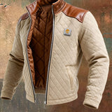Martín - Chaqueta de plumas de piel beige