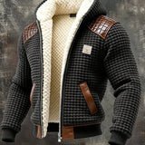 Velasco - Chaqueta texturizada con piel