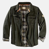 James | Chaqueta bomber encerada con tejido cálido