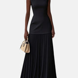 CLAUDIA | VESTIDO ANCHO SIN MANGAS CON PLIEGUES