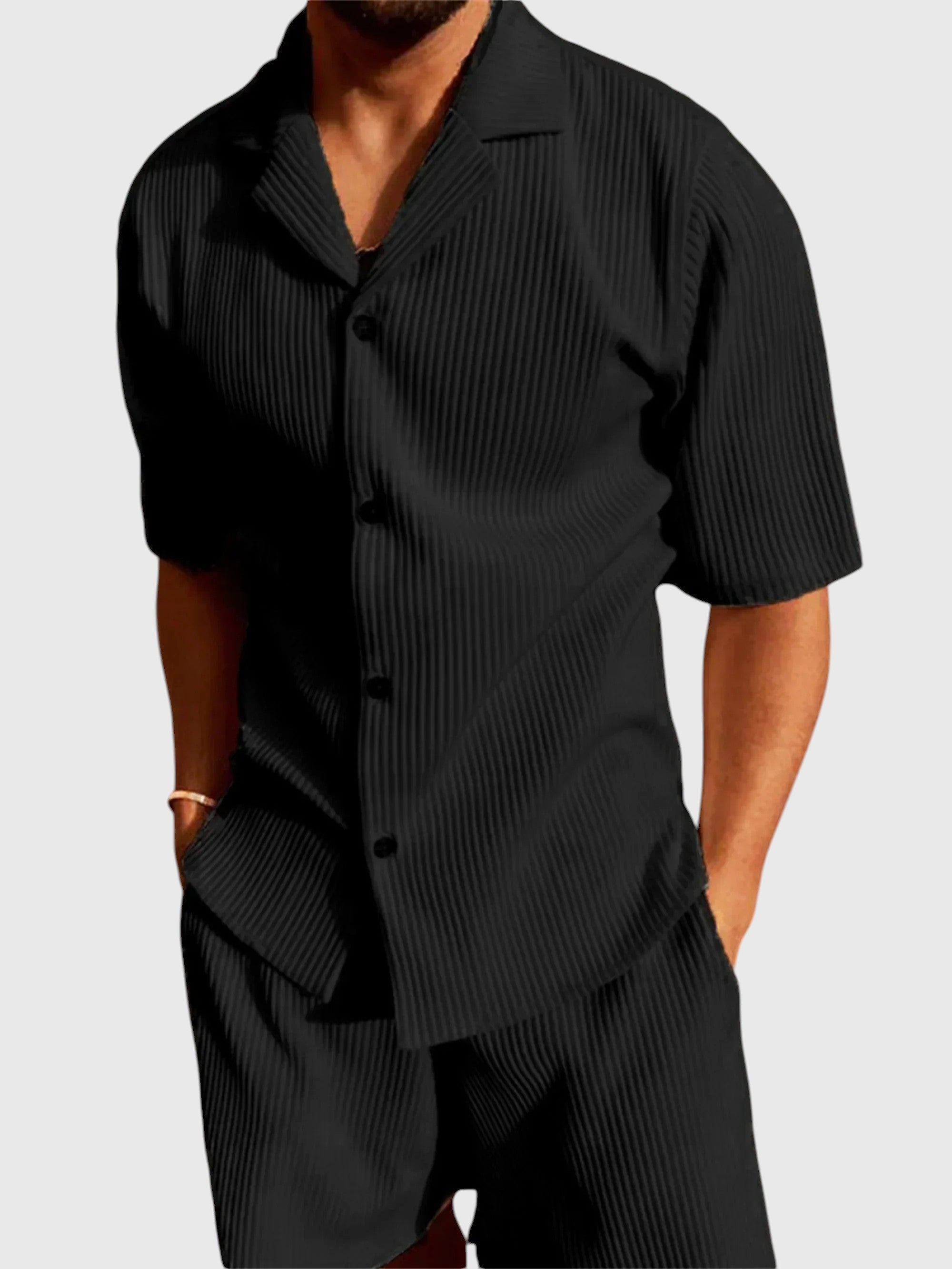 Alejandro | Conjunto con camisa y pantalón corto