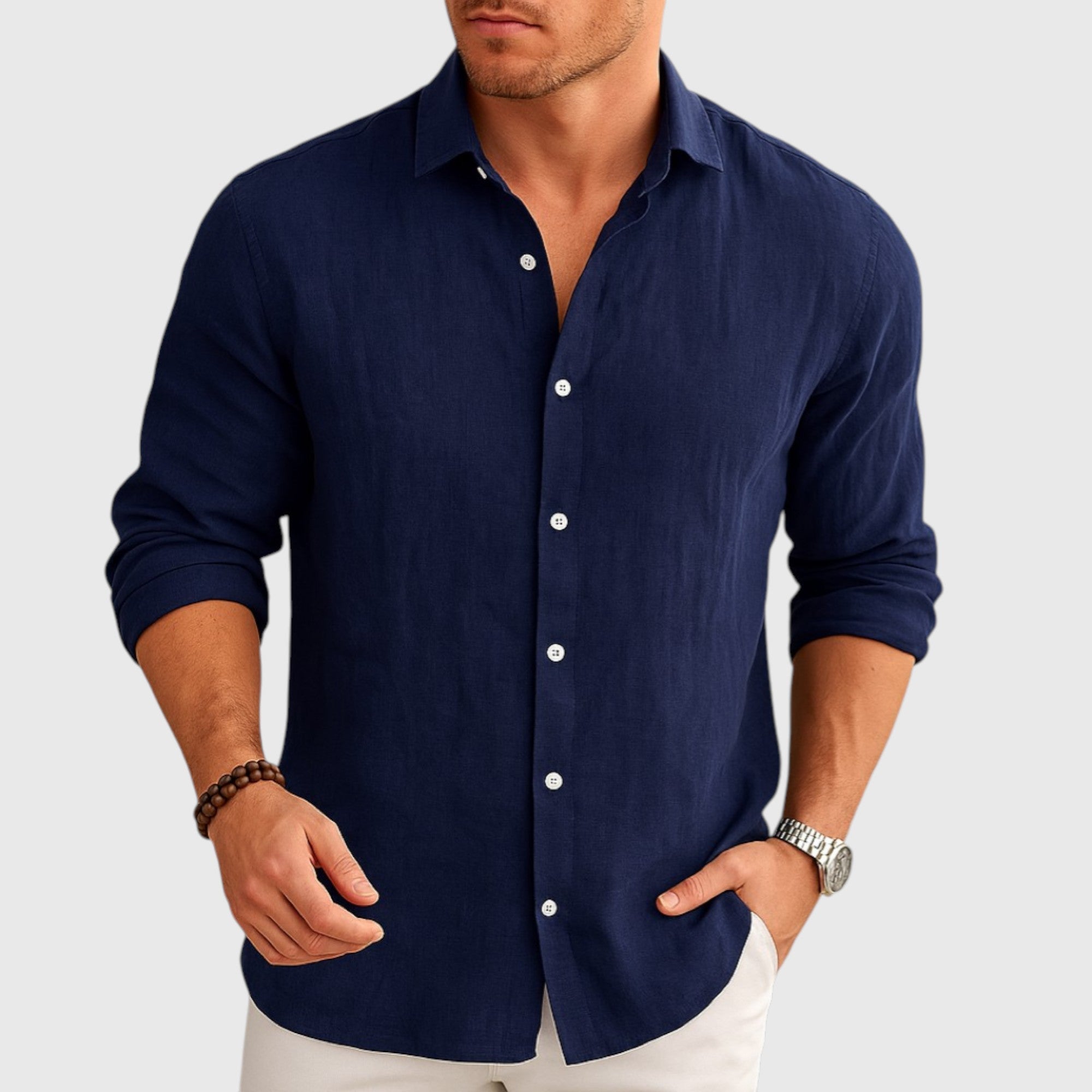 Juan | Camisa esencial de lino 