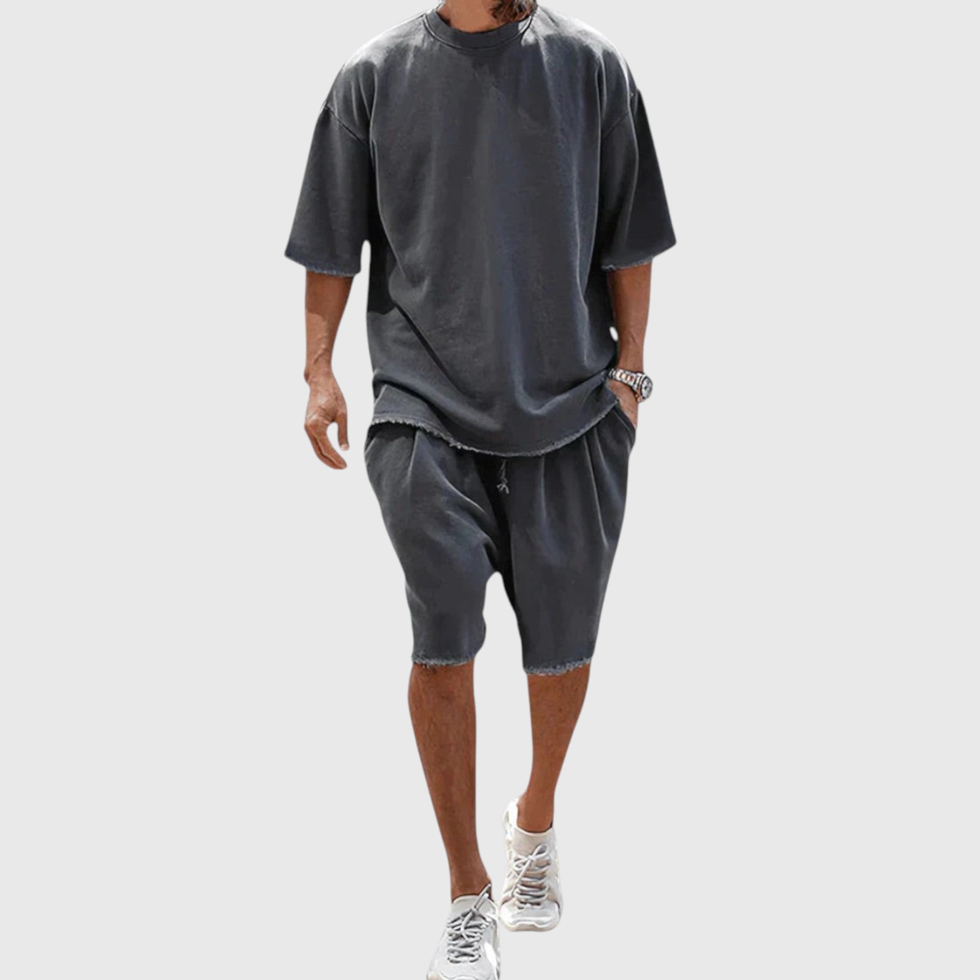 Mateo | Conjunto de camiseta y pantalón corto casual