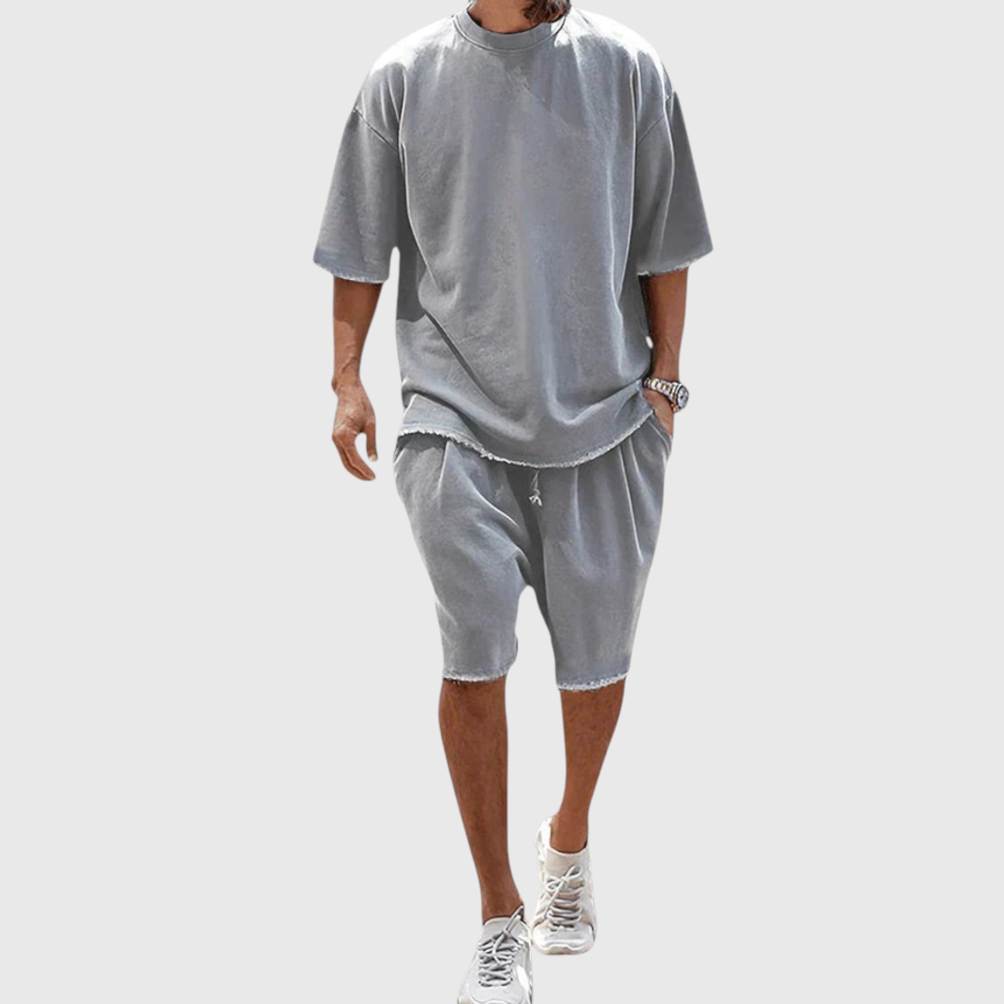 Mateo | Conjunto de camiseta y pantalón corto casual