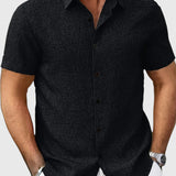 Juan | Camisa ligera de manga corta en mezcla de lino