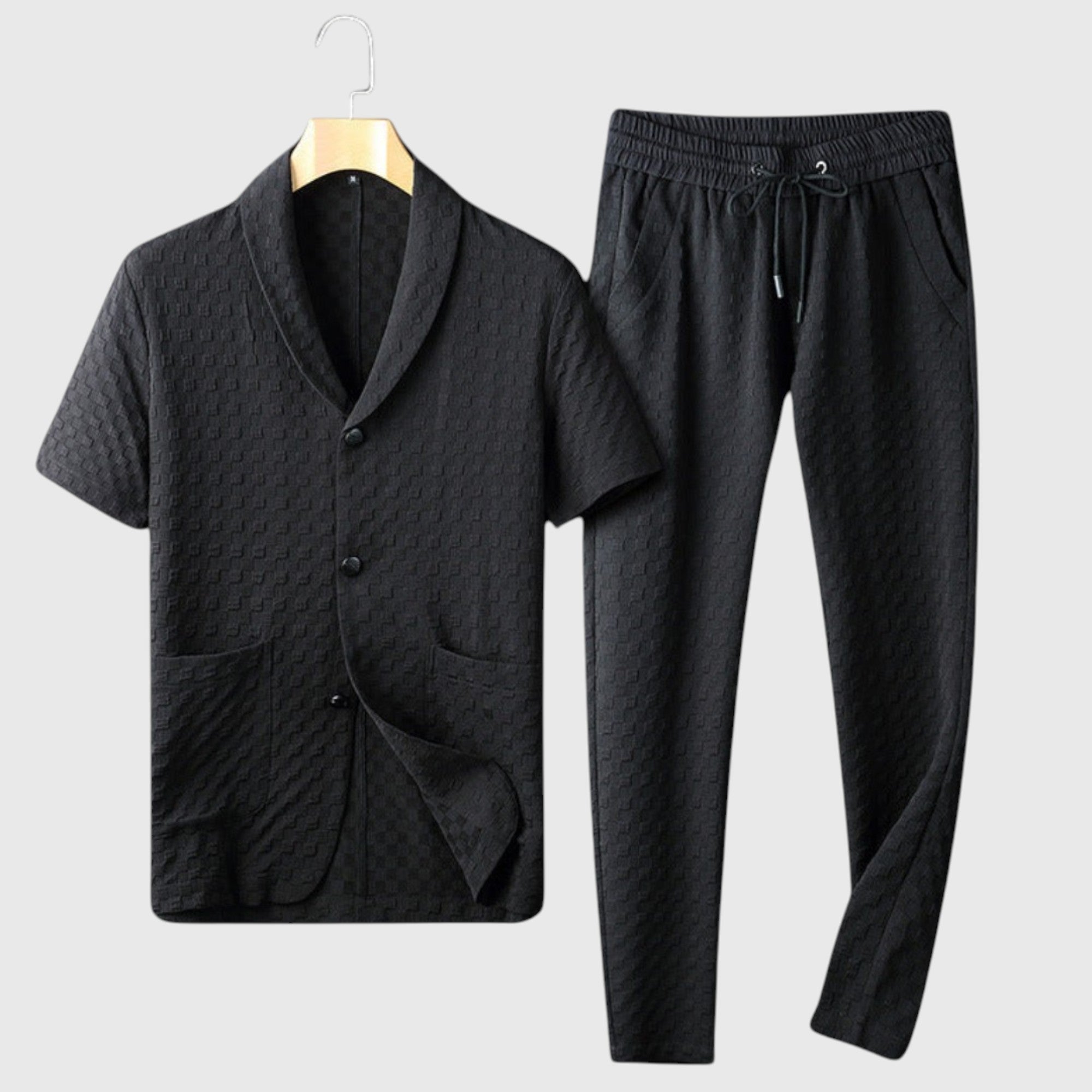 David | Conjunto con camisa y pantalón fresco