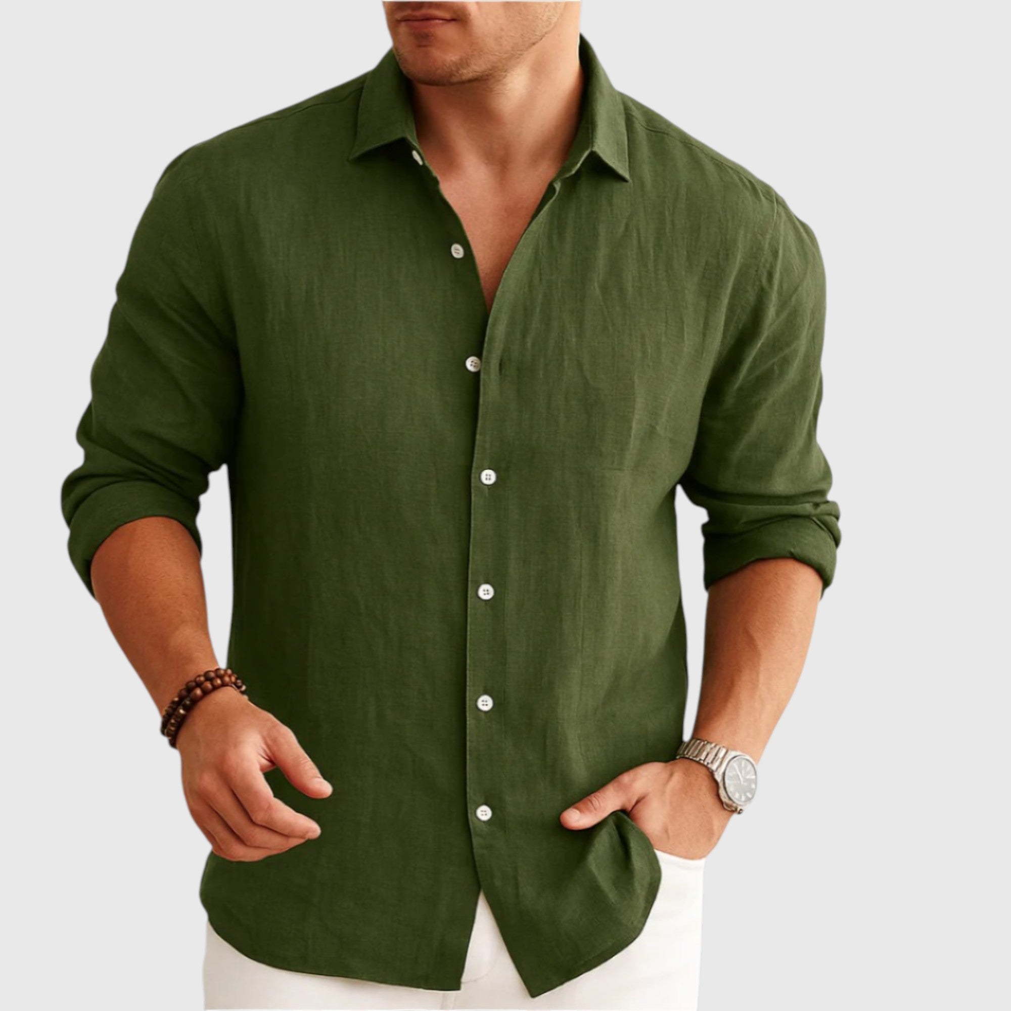 Juan | Camisa esencial de lino 