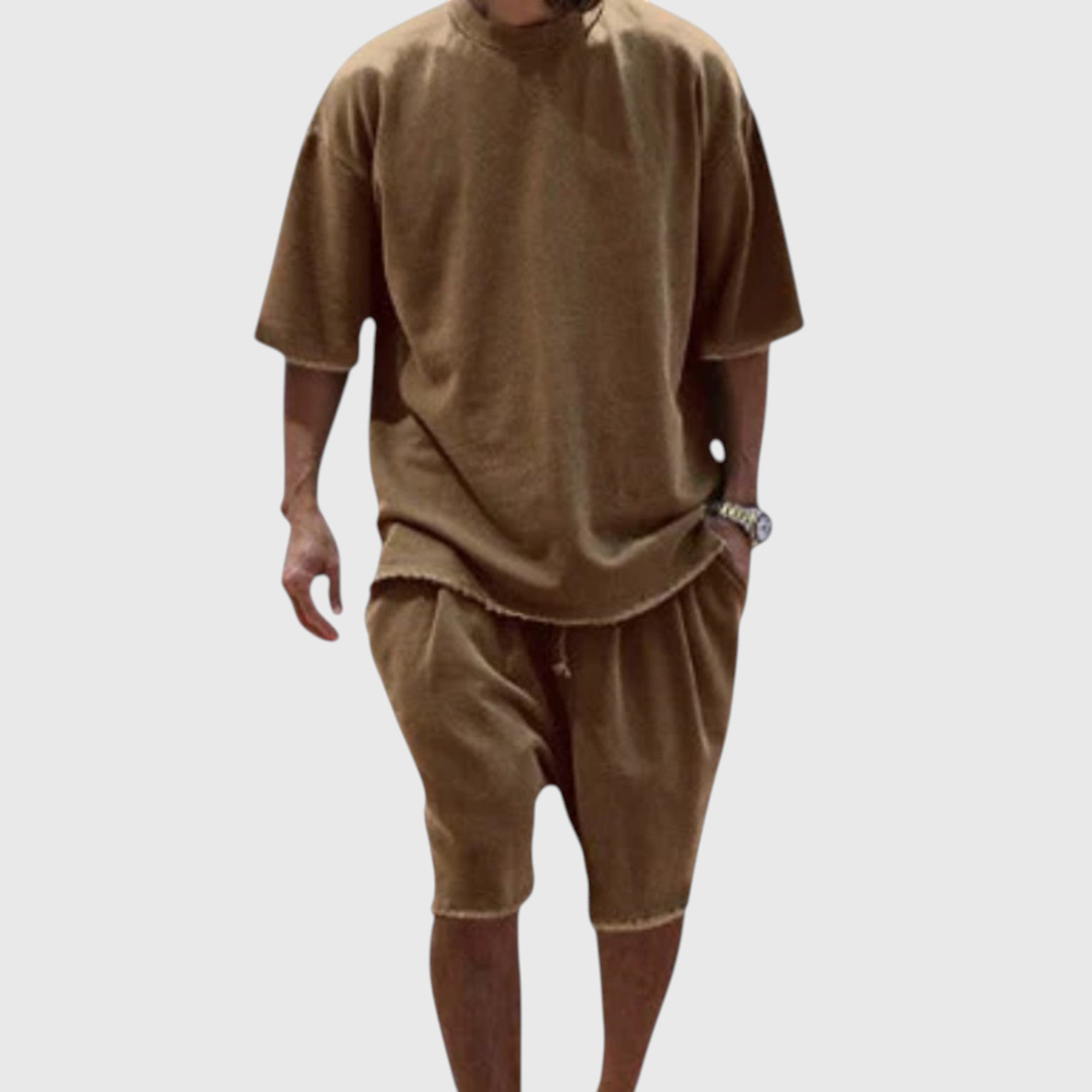 Mateo | Conjunto de camiseta y pantalón corto casual